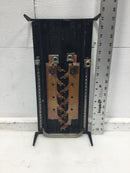 Siemens 200 Amp 20 Space Copper Buss 120/240 VAC Load Center Guts Only 9" X 17"