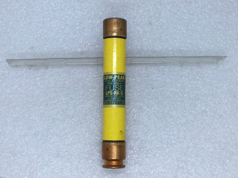 Bussmann LPS-RK-5 5 Amp 600V Time Delay Class RK1 Fuse
