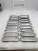 Lot of 18 Sepco 04A 1-1/4" to 1-1/2" Aluminum Conduit Body Cover