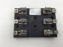 Gould Shawmut 61008J 100 Amp 600V 3 Pole Fuse Block Holder for Class J Fuses