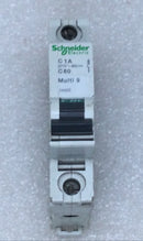 Schneider Electric C1A C60 1 Amp 1 Pole 277V Type MG Miniature Circuit Breaker