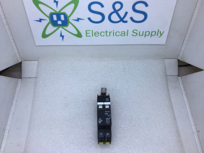 CBI GB14048.2 2 Pole Bridged 100A 80VDC Din Rail Mount Circuit Breaker Used For Communication Equipment