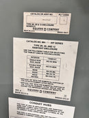 Square D Enclosure MH35WP w/Panel Board 120/208vac 225 Amp 3 Phase 4 Wire 42 Space