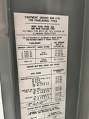 Square D Enclosure MH35WP w/Panel Board 120/208vac 225 Amp 3 Phase 4 Wire 42 Space