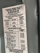 Square D Enclosure MH23WP w/Panel Board 120/208vac 225 Amp 3 Phase 4 Wire 24 Space