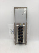 Eaton/Cutler-Hammer CHEC24B100E 10 Space/20 Circuit Main Load Center Guts Only 6" X 18"