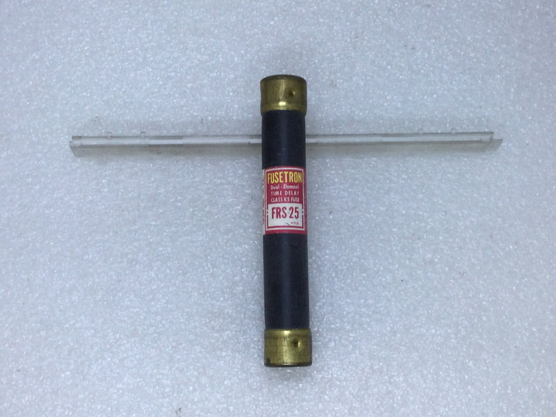 Fustron/Bussmann FRS-25 25 Amp 600V Dual Element Class K5 Fuse