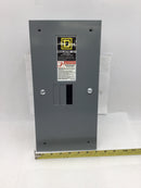 Square D QO2100BNF 100 Amp 2 Pole 120/240 VAC Type QO Nema1 Circuit Breaker Enclosure