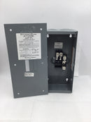 Square D QO2100BNF 100 Amp 2 Pole 120/240 VAC Type QO Nema1 Circuit Breaker Enclosure