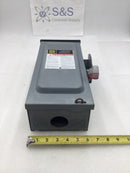 Square D H361NRB 30 Amp 3 Pole 600 VAC Type 1 Fused Heavy Duty Safety Switch