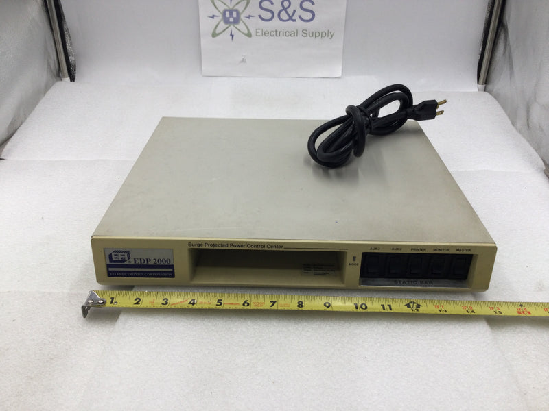 EFI EDP 2000 Surge Protected Power Control Center 120 VAC with 2 Surge Protected Outlets and 4 Standard Outlets