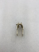 Lot of 7 Cush-A-Clamp 1-016 3/4" Brass Finish Universal Pipe Clamp