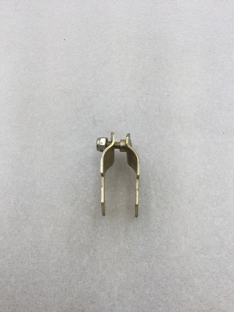 Lot of 7 Cush-A-Clamp 1-016 3/4" Brass Finish Universal Pipe Clamp