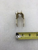 Lot of 7 Cush-A-Clamp 1-016 3/4" Brass Finish Universal Pipe Clamp