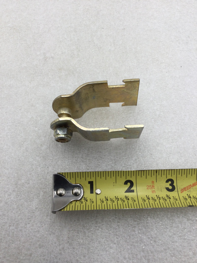 Lot of 7 Cush-A-Clamp 1-016 3/4" Brass Finish Universal Pipe Clamp
