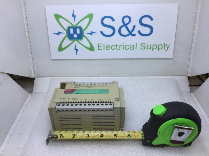 Square D Micro-1 Expansion, EX30, Ser 1, 120/240VAC Power, 24VDC Output, 17 Terminal Input, 19 Terminal Output Class 8003