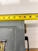 Square D Non Fusible Safety Switch HU362A 60 Amp 600v 3 Pole Nema 1 Enclosure