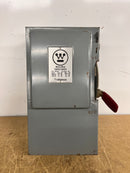 Westinghouse HF362, 60A, 600VAC, Fused, 3 Phase, Type Nema1 Safety Switch