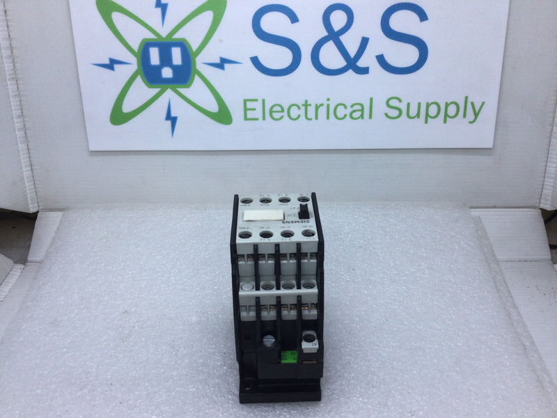 Siemens 3TF4122-0A 3 Phase Contactor 600VAC 10Hp 20A Max Coil 24V 50/60Hz