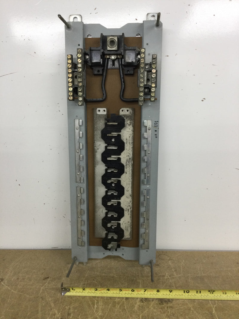 ITE 12 Space 200A 120/240VAC Main Breaker Type EQ Load Center Interior (Guts Only)