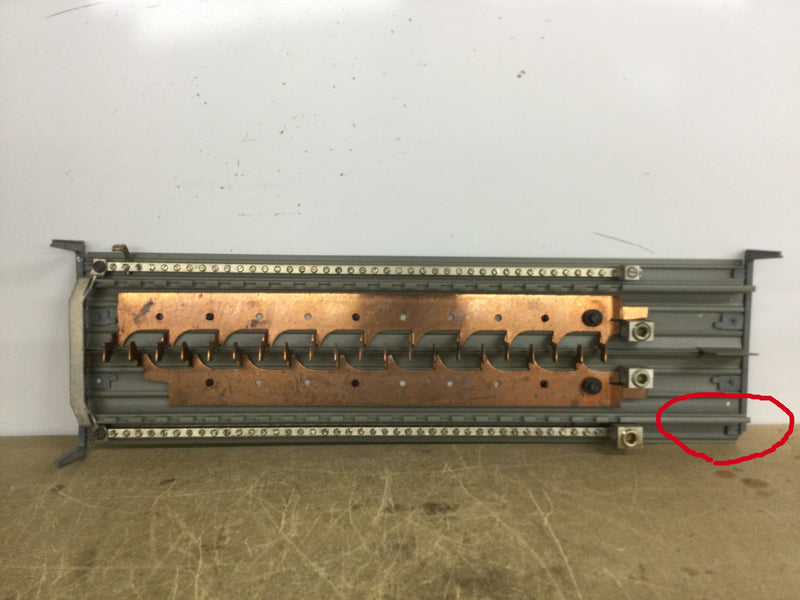 ITE/Siemens 21/42 Space 200 Amp 120/240VAC Copper Bus Guts Only 9" x 28"