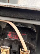 Hoffman E-D3PBX 3 Hole Push Button Enclosure with A-B 800T-A Black Push Button and A-B 800T-PA16 and 800T-PB16  Indicator Lights