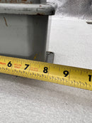 Hoffman E-D3PBX 3 Hole Push Button Enclosure with A-B 800T-A Black Push Button and A-B 800T-PA16 and 800T-PB16  Indicator Lights