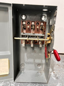 Westinghouse HF463N 100 Amp 600 Volt 3 Pole Fusible Safety Switch