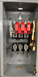 Siemens GF322N 60 amp 3 Pole 240V Type 1 Fusible General Duty Safety Switch