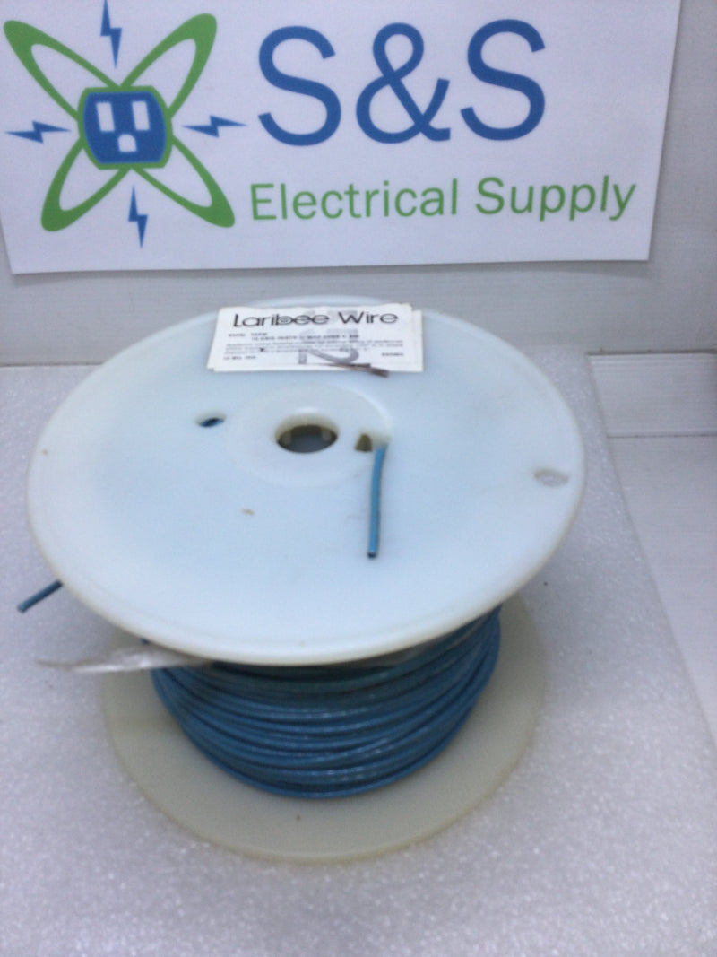 Laribee Wire 16 AWG Stranded TFFN Wire 600 Volt Gasoline and Oil Resistant 500' Reel Blue Jacket