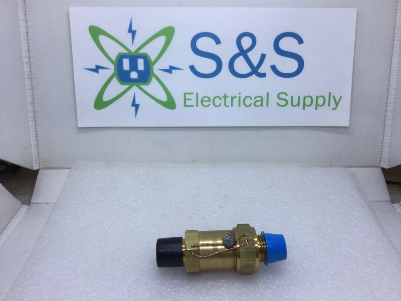 Henry Valve Co. 5232 Straight Thru Relief Valve 1/2"x5/8" Flare 450lbs. PSI