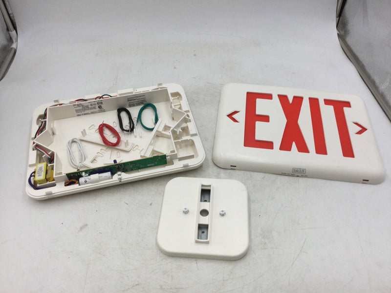 Hubbell Lighting EVEURWE LED Exit Sign P/N 93048321