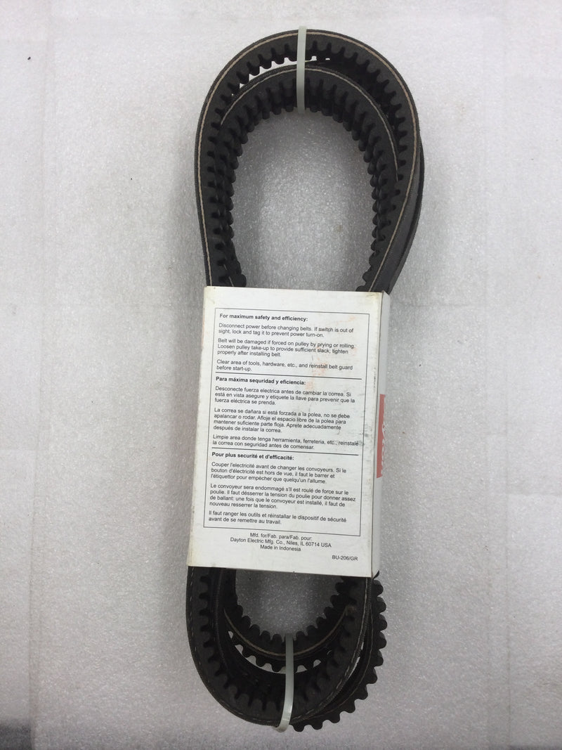 Lot of 3 Dayton 6A133G BX71 Cogged Premium V Belt 74