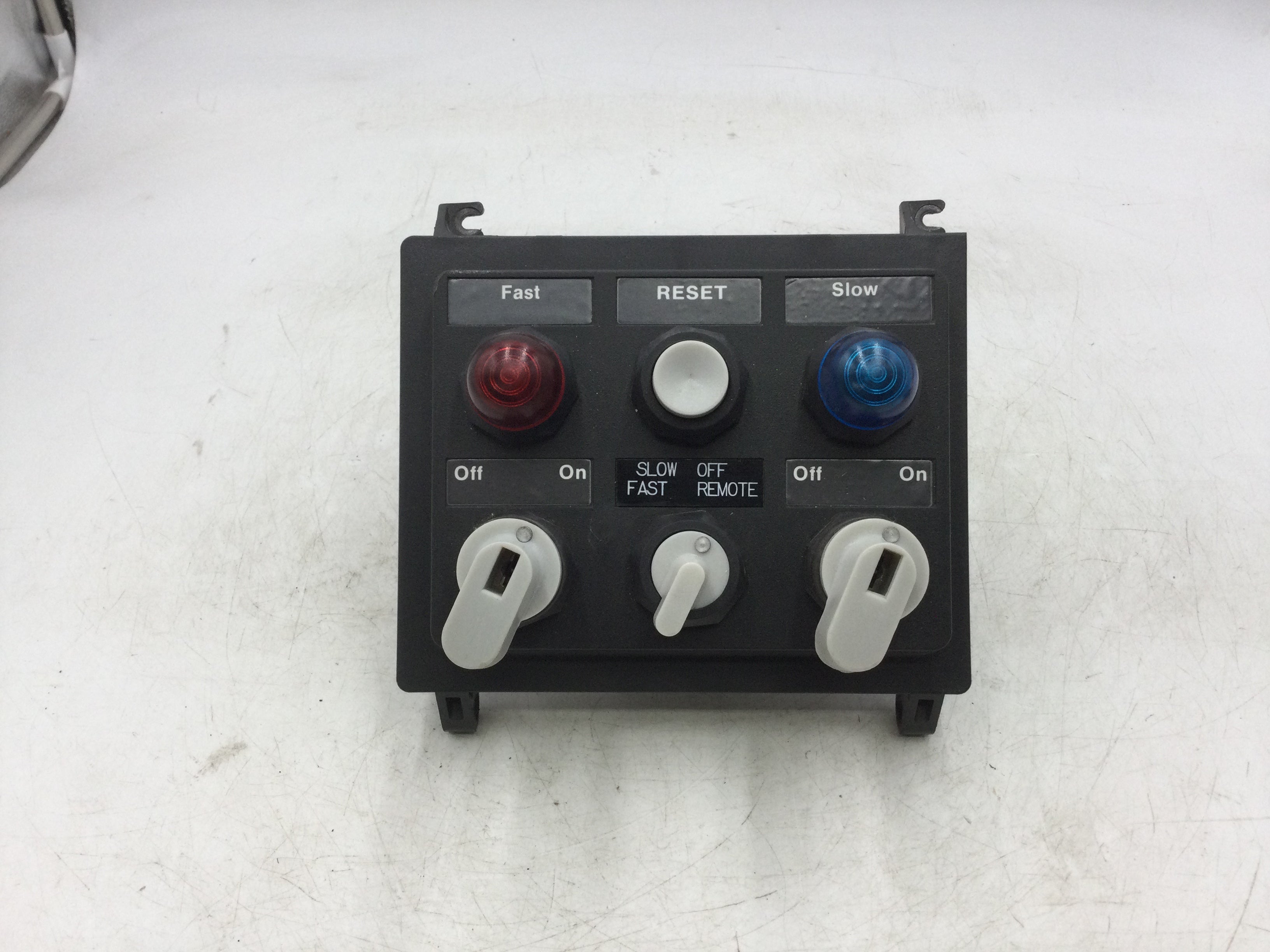 Westinghouse MCC Cabinet Control Panel w/2 On/Off Switches, 1 Fast/Slo