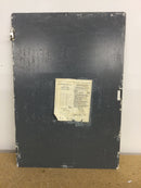 Zinsco ML12(6-12)CDG Panel Cover Door Only 10 1/4" x 7 1/8"