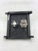 Westinghouse MCC Cabinet Control Panel w/Off, Hand and Remote Control and Flashing Red Run Light