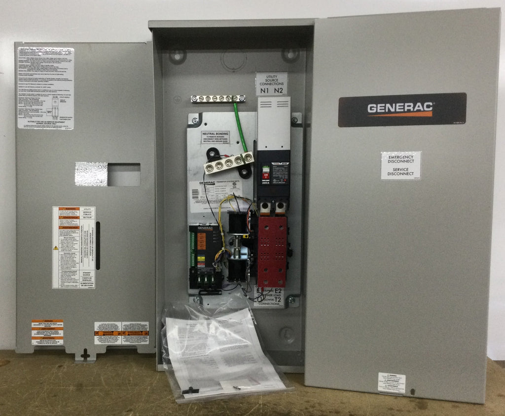 Generac Rxsw200a3 Generac RXSW200A3 Automatic Transfer Switch 200 Amp 240 VAC