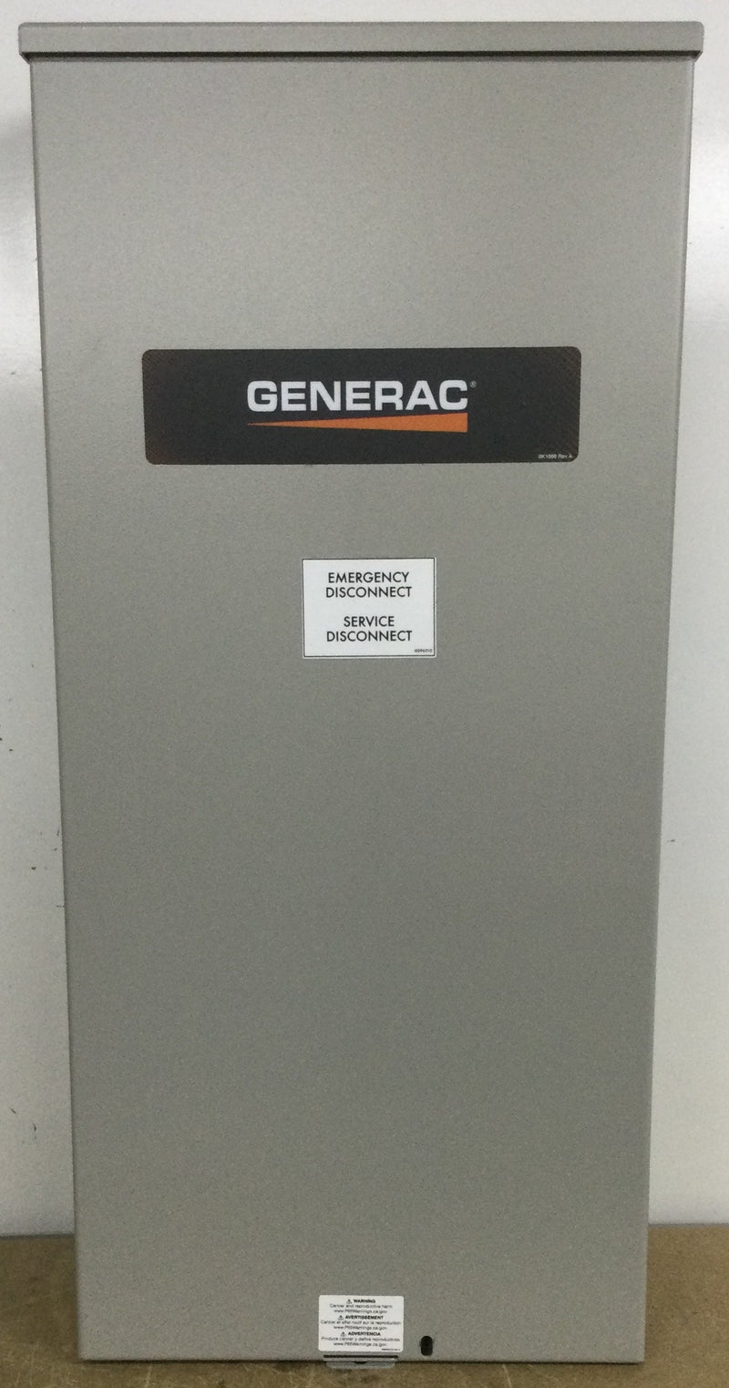 Generac Rxsw200a3 Generac RXSW200A3 Automatic Transfer Switch 200 Amp 240 VAC