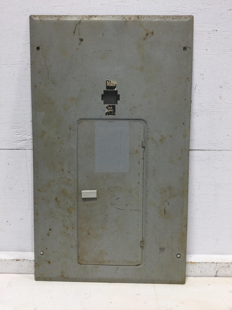 FPE X200-2040C 200 Amp 24 Space 120/240V Panel Door w/Main 26 1/4" x 15 1/4"