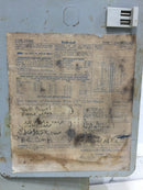 FPE X200-2040C 200 Amp 24 Space 120/240V Panel Door w/Main 26 1/4" x 15 1/4"