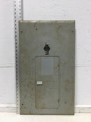 FPE X200-2040C 200 Amp 24 Space 120/240V Panel Door w/Main 26 1/4" x 15 1/4"