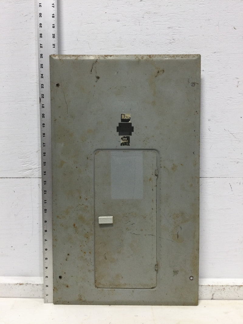 FPE X200-2040C 200 Amp 24 Space 120/240V Panel Door w/Main 26 1/4" x 15 1/4"