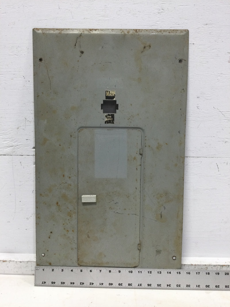 FPE X200-2040C 200 Amp 24 Space 120/240V Panel Door w/Main 26 1/4" x 15 1/4"