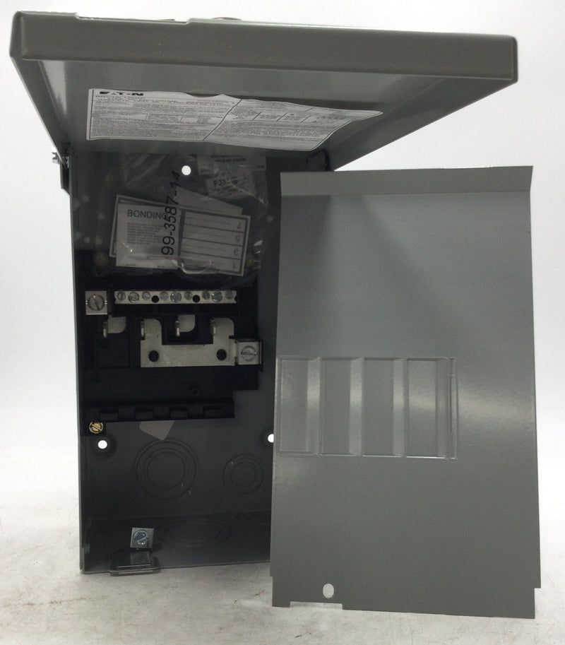 Eaton BRC48L125RP 125 Amp 4-Space 8-Circuit Main Lug NEMA 3R Outdoor Load Center