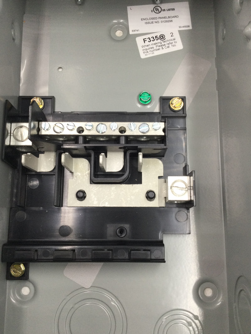 Eaton BRC48L125RP 125 Amp 4-Space 8-Circuit Main Lug NEMA 3R Outdoor Load Center