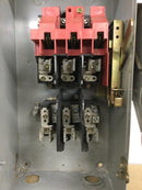 Eaton Cutler Hammer DH361FGK 30 Amp 3 Pole Nema 1 Fusible HD Safety Switch