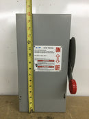 Eaton Cutler Hammer DH361FGK 30 Amp 3 Pole Nema 1 Fusible HD Safety Switch