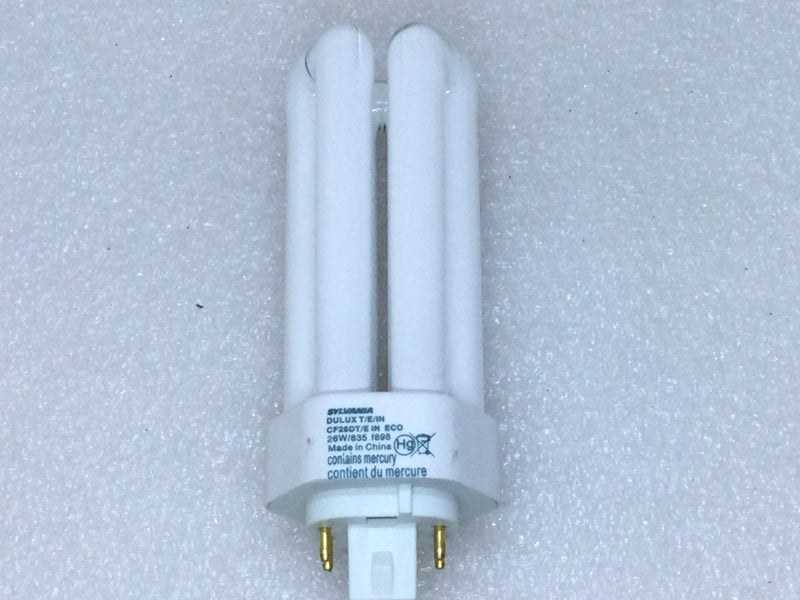 Sylvania CF26DT/E/IN/835/ECO GX24Q-3 26 Watts Amalgam Compact Fluorescent 4-Pin