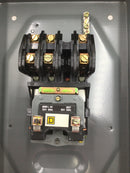 Square D 8903LG30V02 30 Amp 3 Pole 480V Lighting Contactor Enclosure