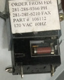 Siemens/Furnas D68290001 MCC Feeder Bucket/Cabinet 14.5" X 47" with Door